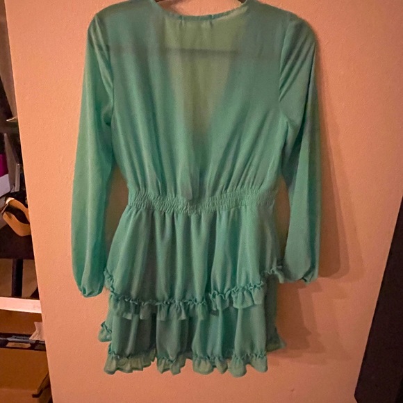 #12 🌼”Impressions” Sheer Longsleeve Dress - Picture 9 of 10